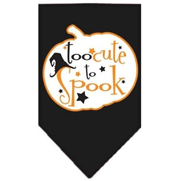Unconditional Love Too Cute to Spook Screen Print BandanaBlack Large UN786166